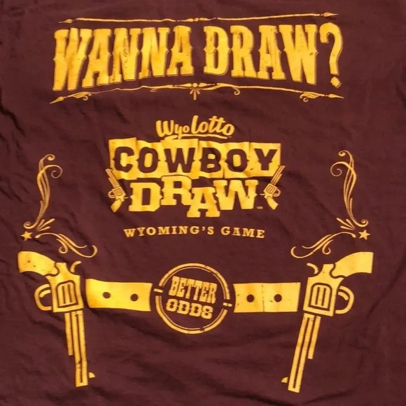Gildan Other - Wanna Draw? Cowboy Draw Wyoming’s Game Tee Shirt